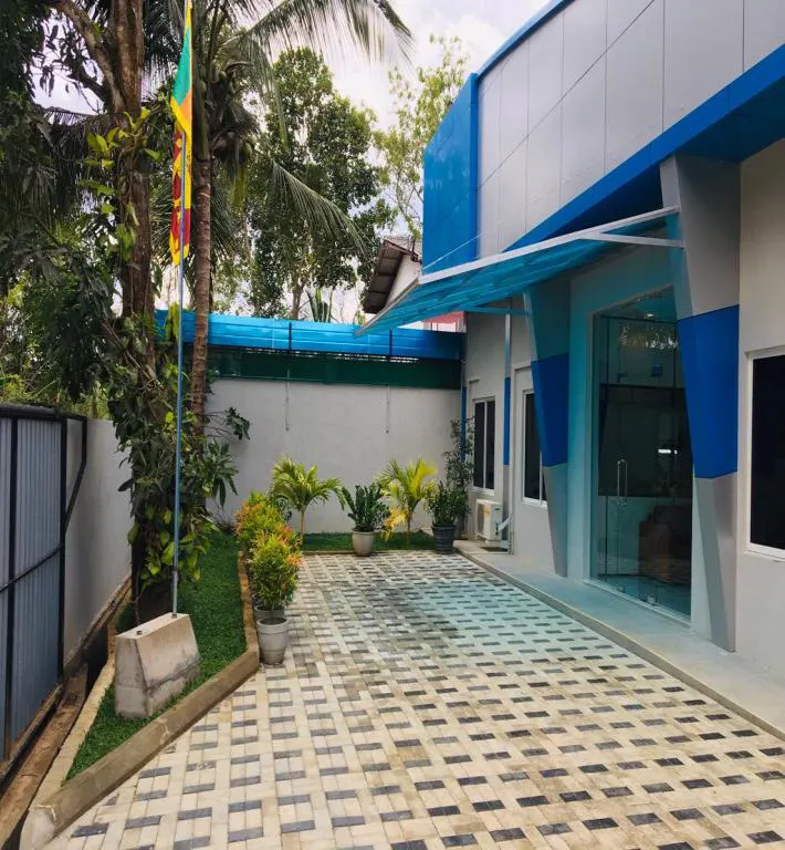Rainy Garment facility entrance