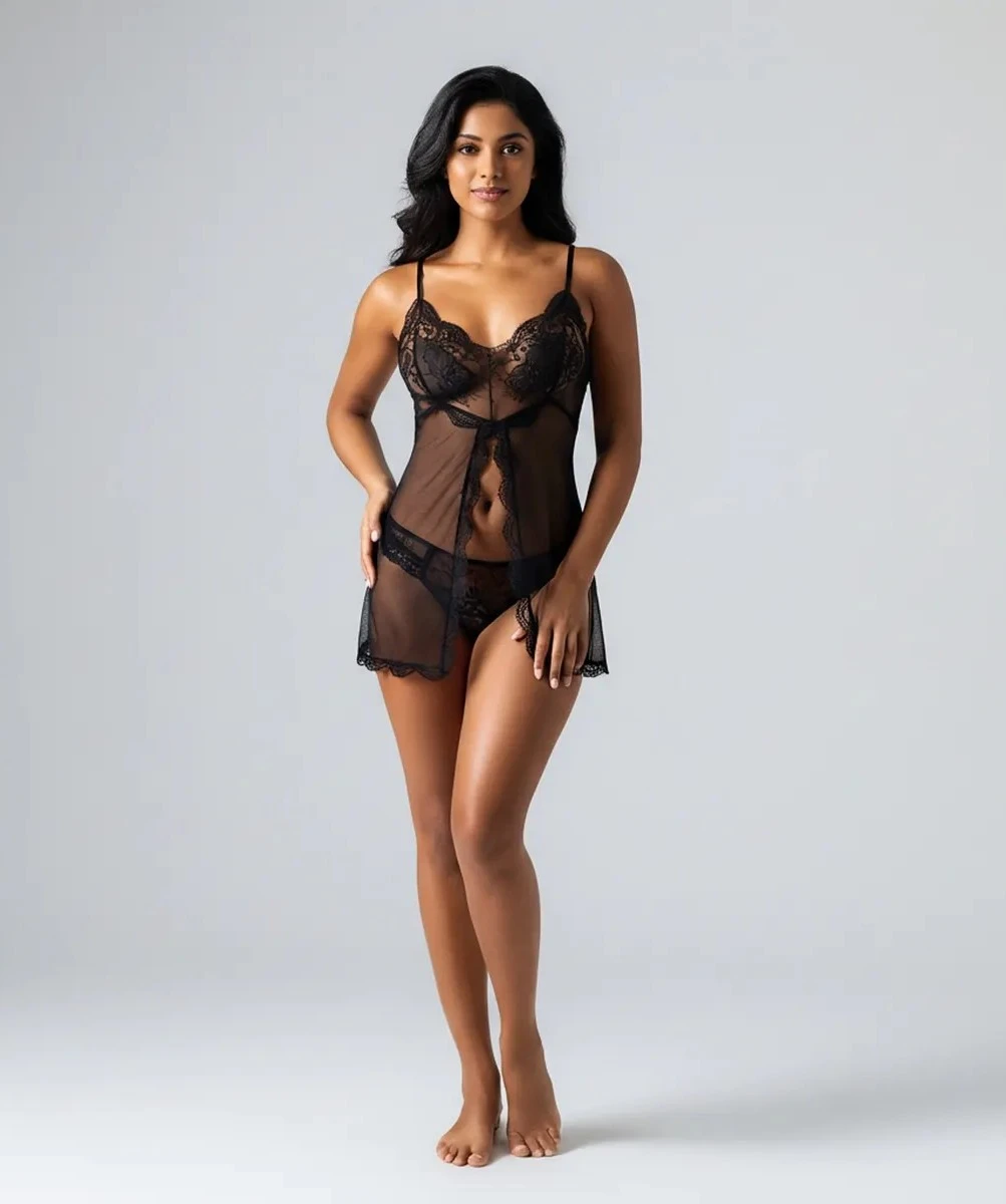 Black babydoll variation — Rainy Garment