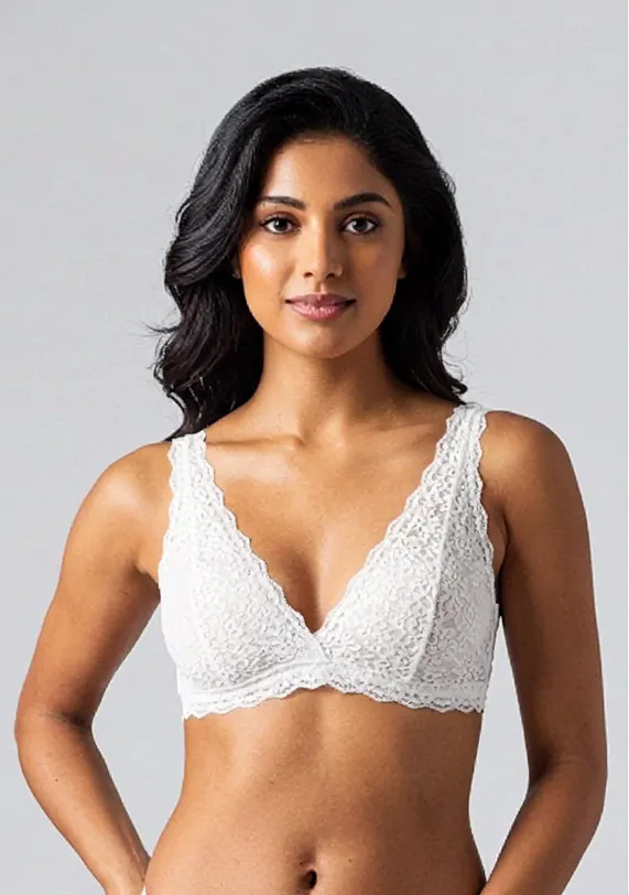White lace bralette — Rainy Garment
