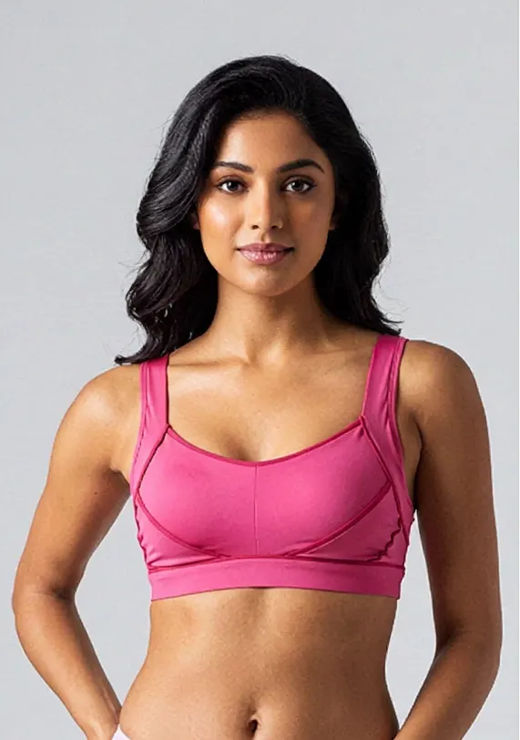 Pink lace bralette — Rainy Garment